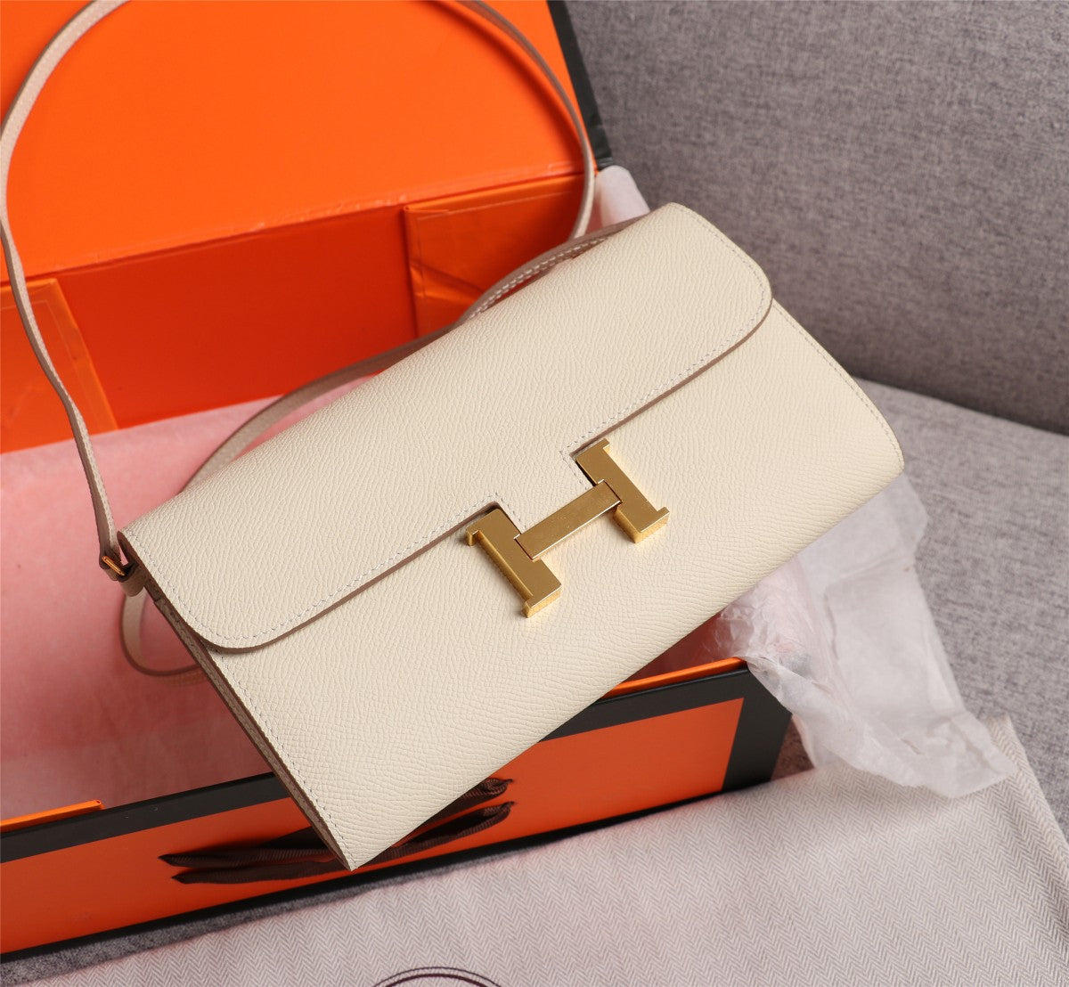 BOLSAS HM CONSTANCE DAKANG 20.5 CREMA EPSOM