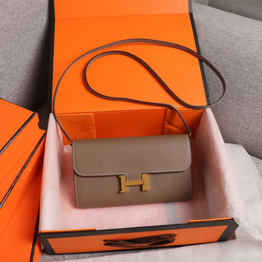 BOLSAS HM CONSTANCE DAKANG 20.5 CARAMELO EPSOM