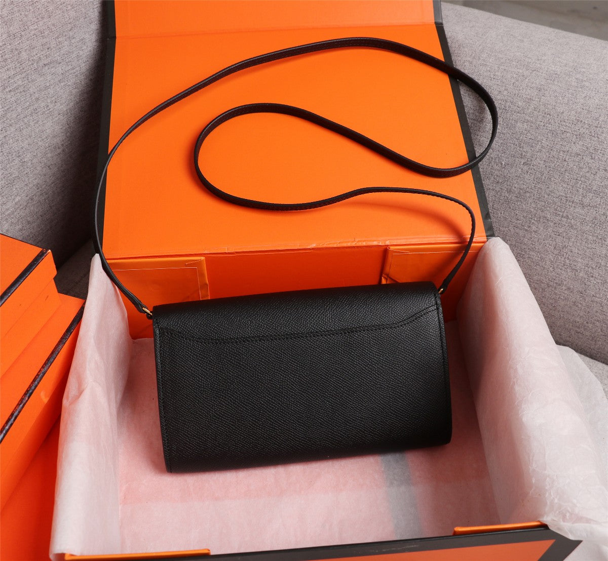 BOLSAS HM CONSTANCE DAKANG 20.5 NEGRO EPSOM