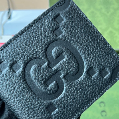 CARTERA 11 EN PIEL DE BECERRO REVESTIDA NEGRA