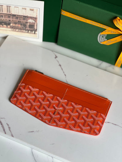 INSERT LOUISE 21 EN TOILE GOYARDINE ROUGE ORANGE