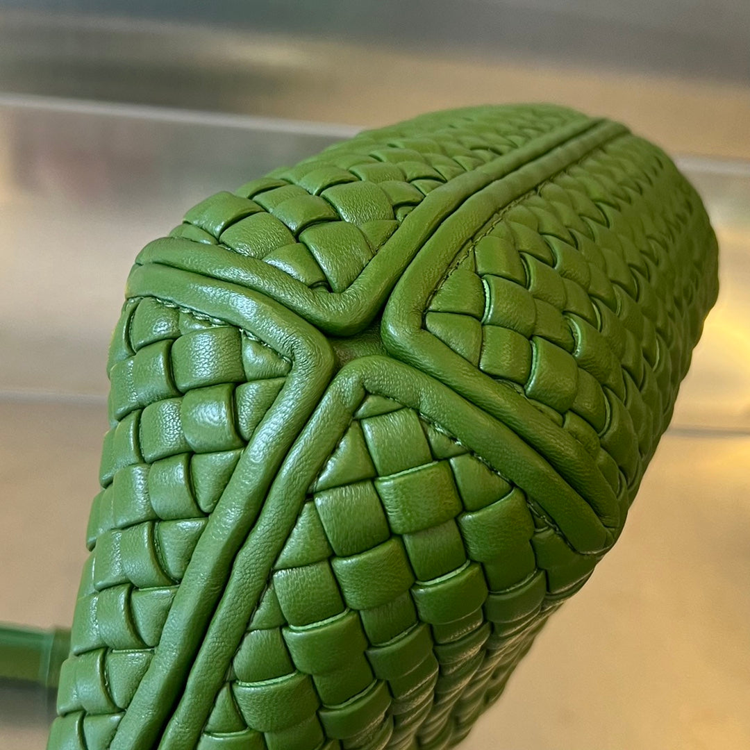 PETIT CLICKER 27 PEAU D'AGNEAU VERT MOUSSE