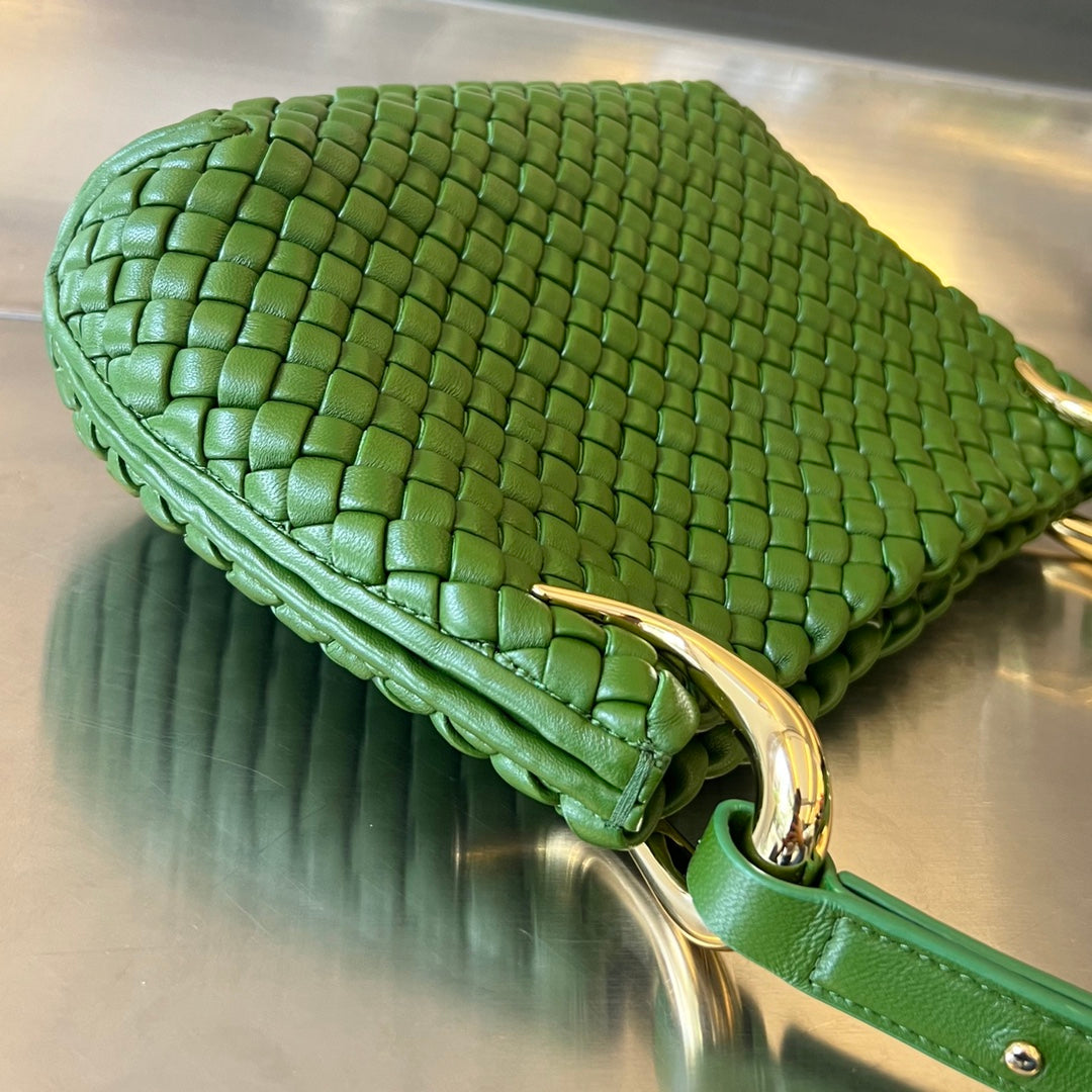PETIT CLICKER 27 PEAU D'AGNEAU VERT MOUSSE
