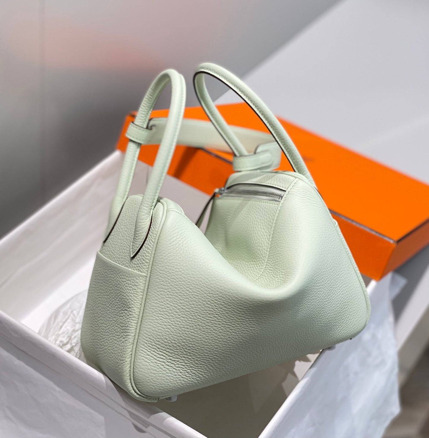 BOLSO HM LINDY 26 PIEL TAURILLON CLEMENCE MENTA