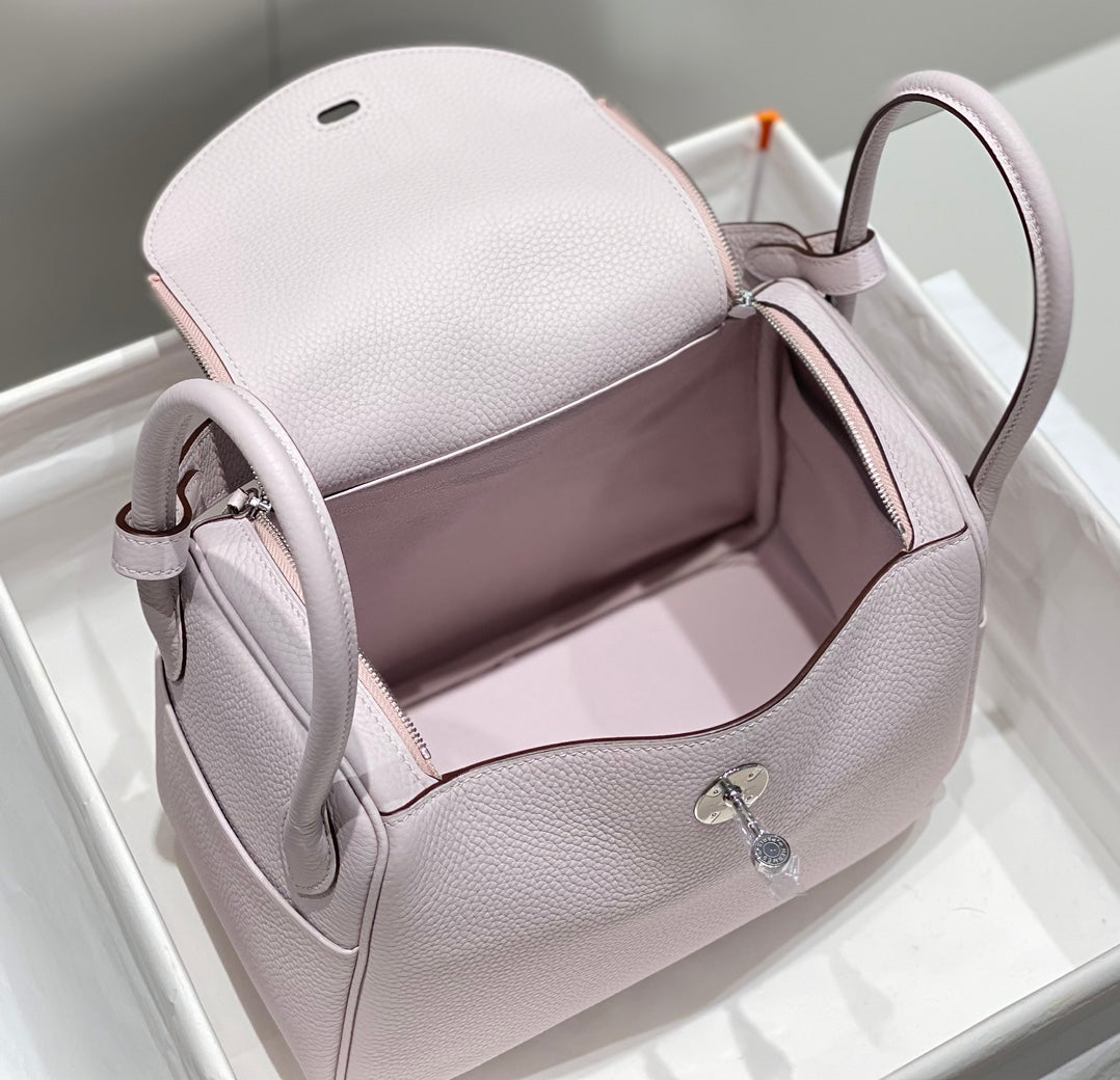 BOLSO HM LINDY 26 PIEL TAURILLON CLEMENCE ROSA SUAVE