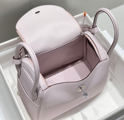 BOLSO HM LINDY 30 PIEL TAURILLON CLEMENCE ROSA SUAVE