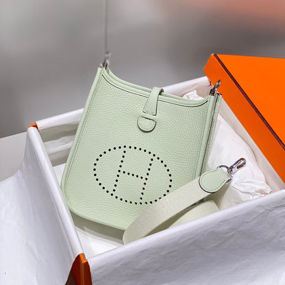 Mini Evelyne 18cm Verde Claro Togo Shw