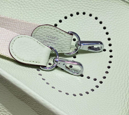Mini Evelyne 18cm Verde Claro Togo Shw