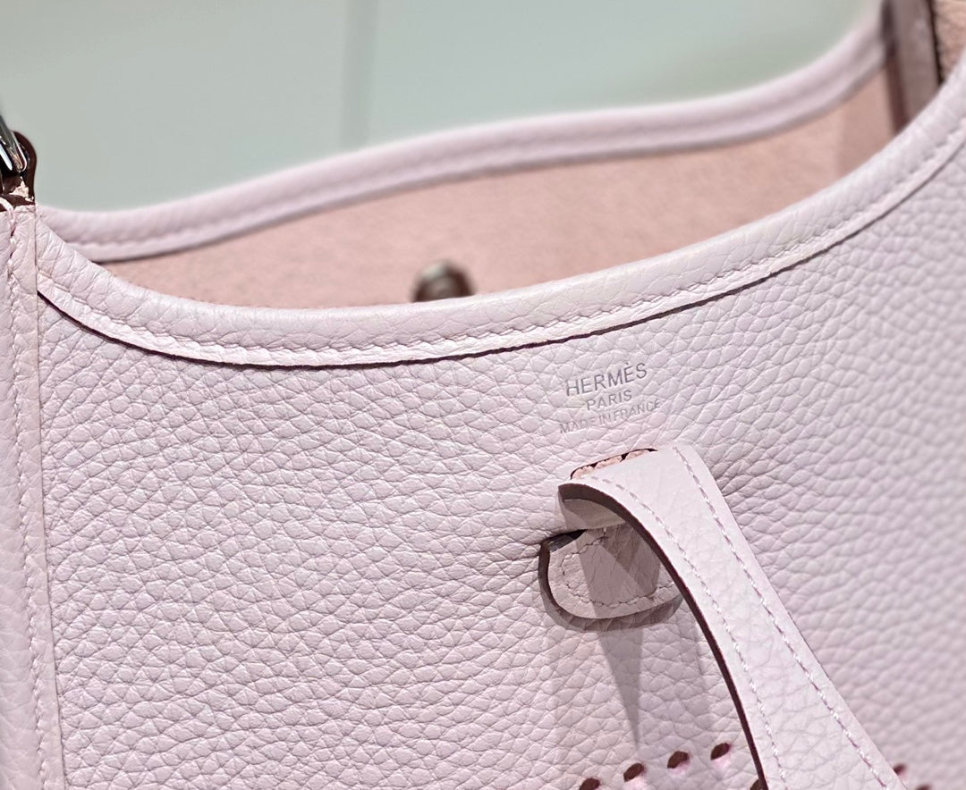 Mini Evelyne 18cm Rosa Claro Togo Shw