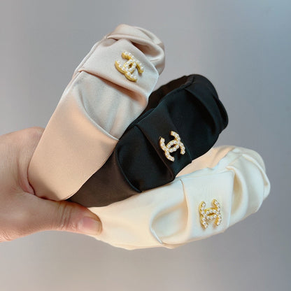 WHITE FABRIC HAIRBAND 925662