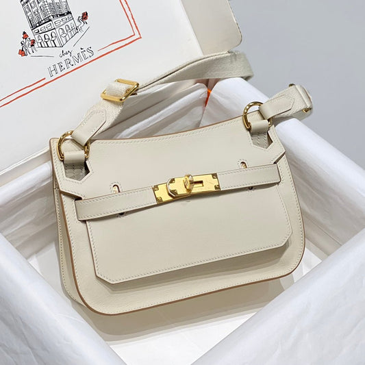HM JYPSI¨¨RE MINI 23 CREAM CALFSKIN GOLD HARDWARE