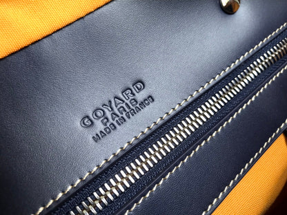 ESTUCHE PARA DOCUMENTOS AMBASSADE 35 EN LONA GOYARDINA AZUL MARINO