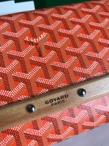 POCHETTE MONTE-CARLO PM 25 EN TOILE GOYARDINE ORANGE