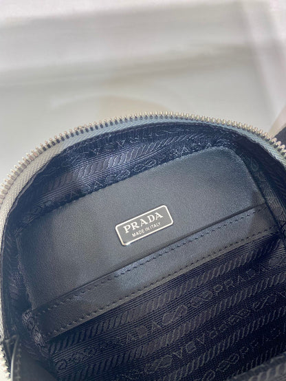 SAC DE POITRINE 20 EN CUIR SAFFIANO GRIS ÉCHO