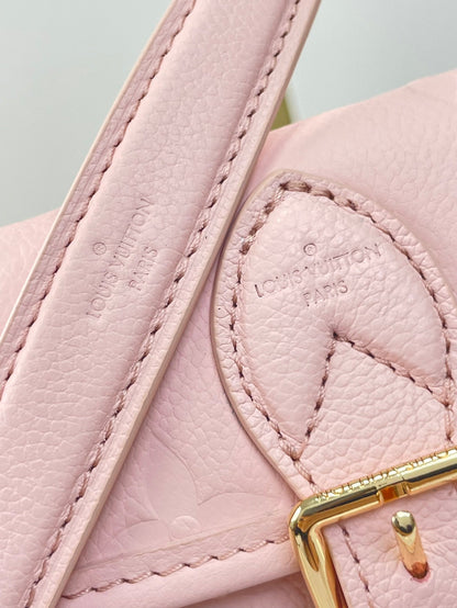 NANO DIANE 19 DE PIEL EMPREINTE MONOGRAMA ROSA OPALE