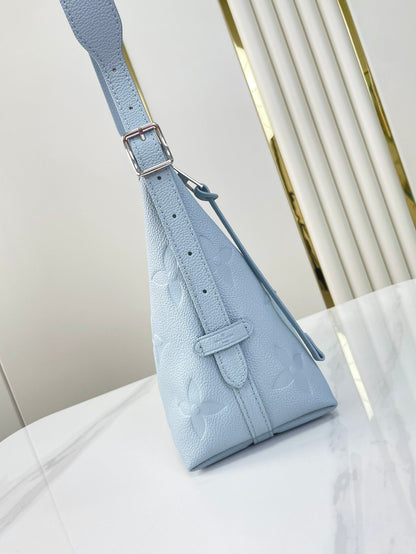 CARRYALL PM 29 DE PIEL EMPREINTE MONOGRAMA AZUL HERMOSO