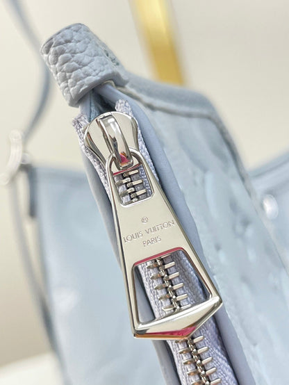 CARRYALL PM 29 DE PIEL EMPREINTE MONOGRAMA AZUL HERMOSO