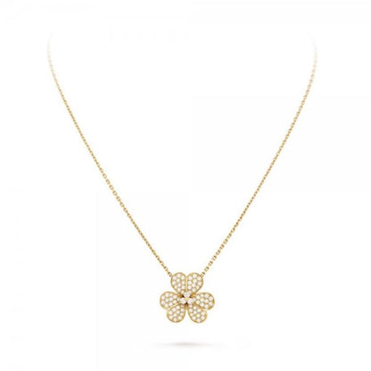 DIANA FLOWER DIAMOND NECKLACE