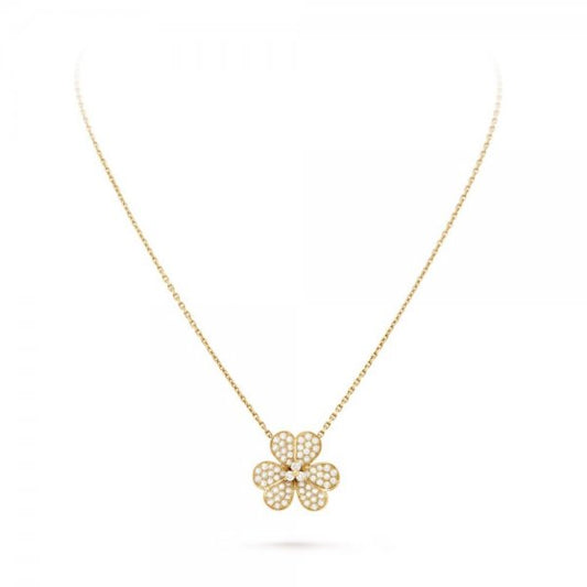 DIANA FLOWER DIAMOND NECKLACE