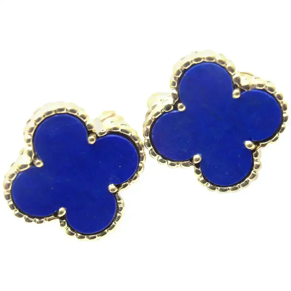 DIANA CLOVER MINI 9.5MM TURQUOISE EARRINGS