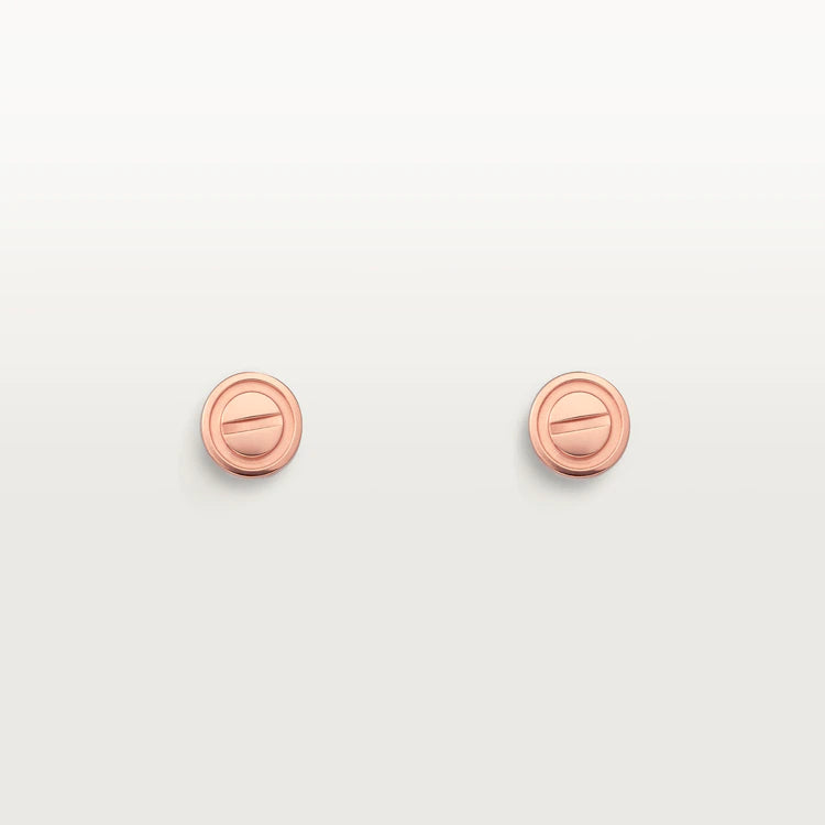 DIANA LOVE EARRINGS PINK GOLD 10MM