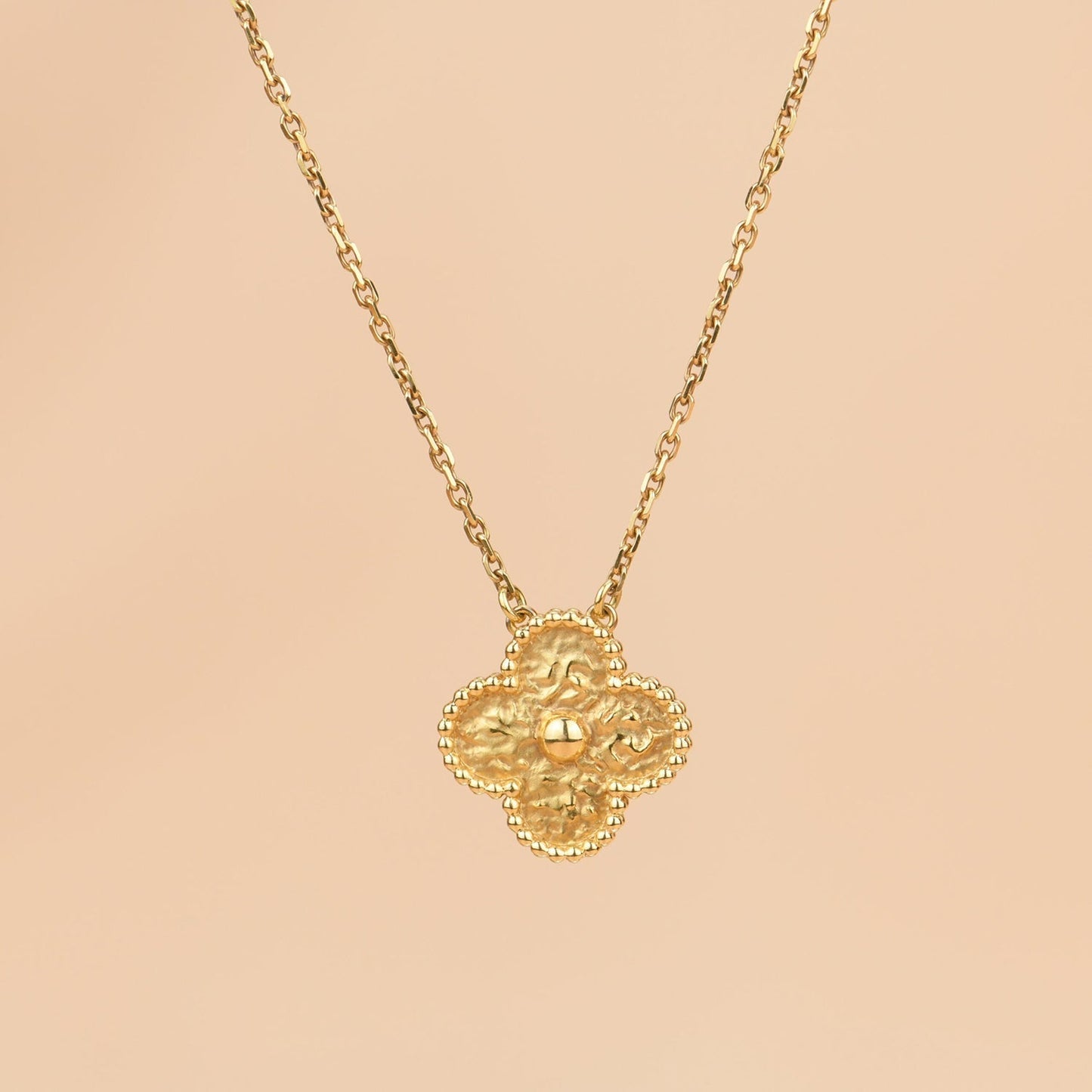 DIANA CLOVER 15MM  BRONZING NECKLACE