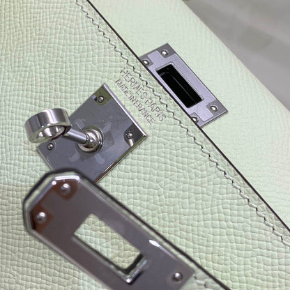 HM KELLY MINI 20 SEAFOAM EPSOM HERRAMIENTAS DE PLATA