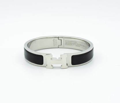 DIANA H BLACK BRACELET