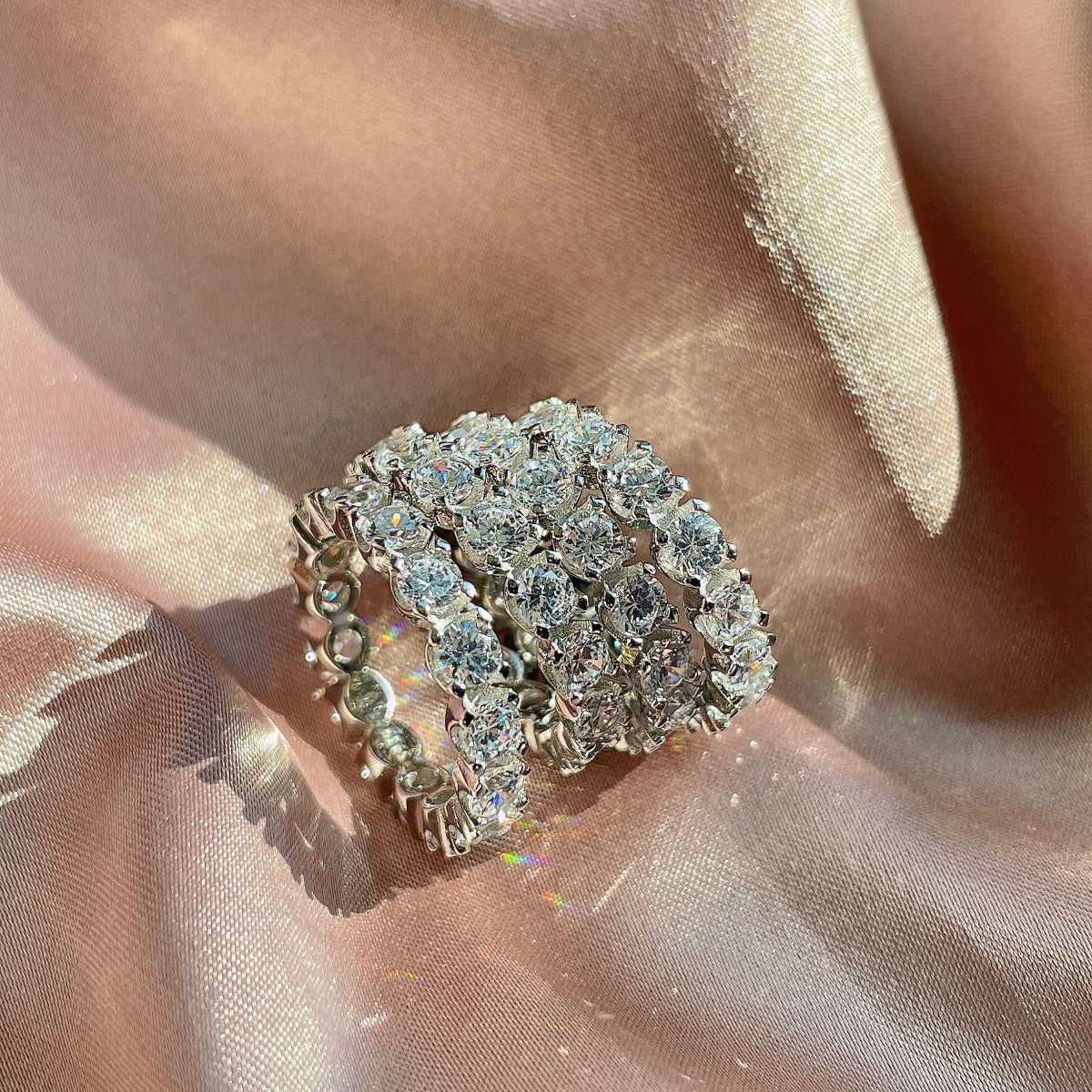 [HOT]Eternity Round Cut Tennis Ring