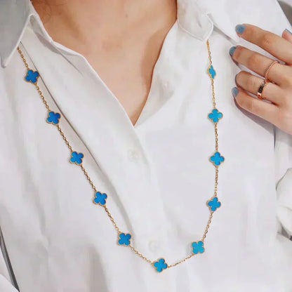 DIANA CLOVER 20 MOTIFS TURQUOISE GOLD