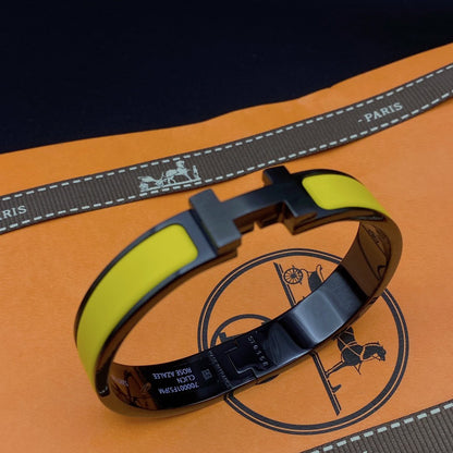 DIANA CLIC HM SO BLACK YELLOW BRACELET