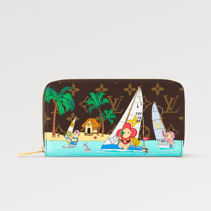 CARTERA VIVIENNE ZIPPY 9.5 LONA CON MONOGRAMA