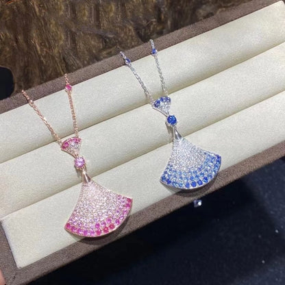 DIANA DREAM NECKLACK DIAMOND PINK GOLD