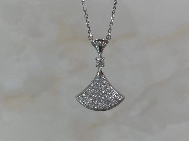 DIANA DREAM NECKLACE SILVER FULL DIAMOND