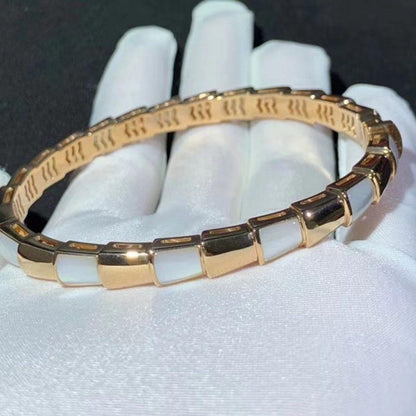 DIANA SERPENTI BRACELET PINK GOLD MOP