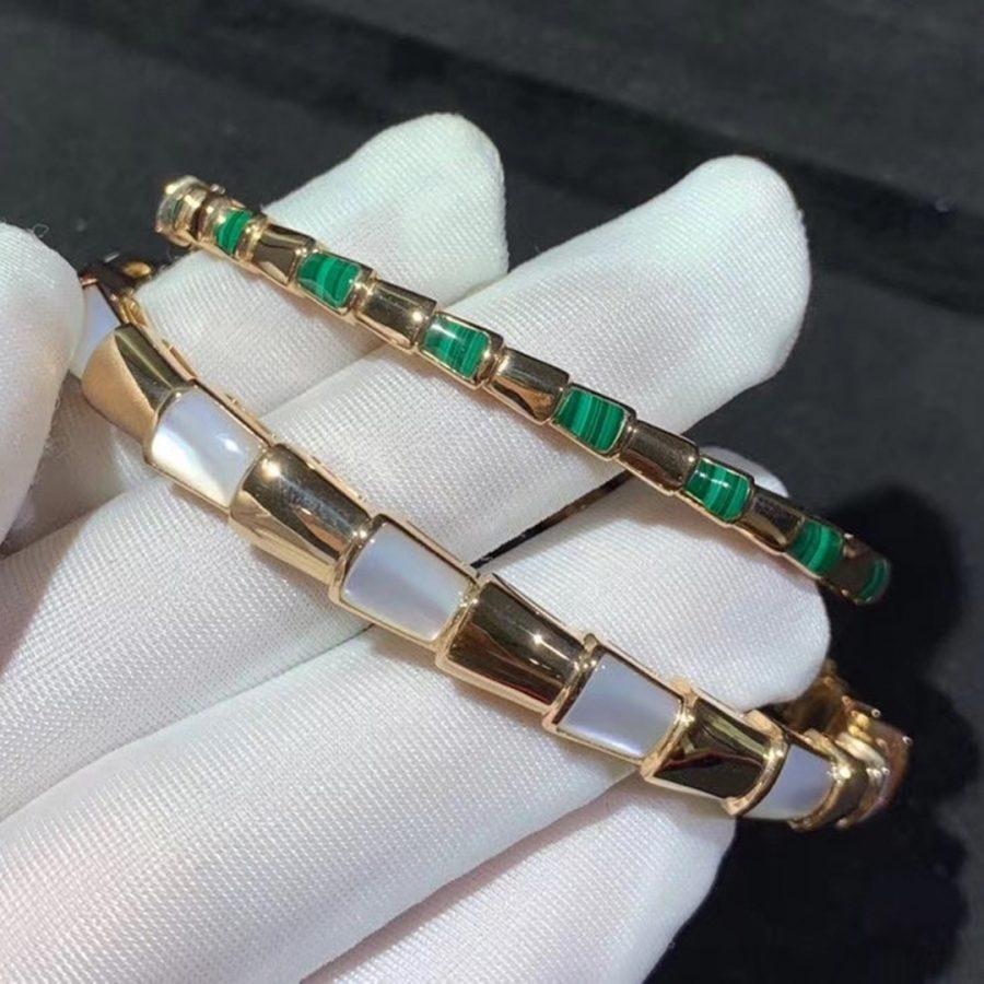 DIANA SERPENTI BRACELET PINK GOLD MOP
