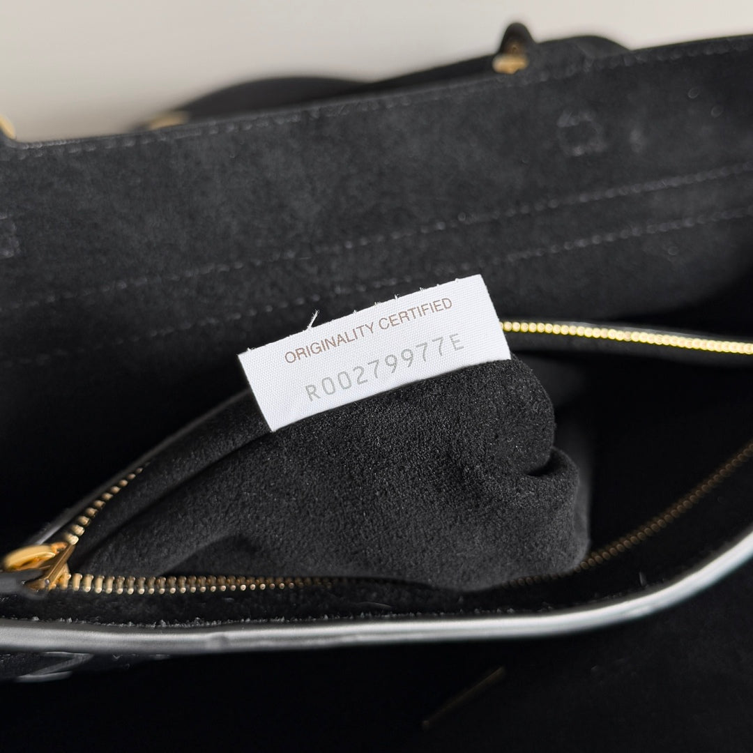Sac BV Ciao Ciao Medium 34 cm en cuir noir 242931