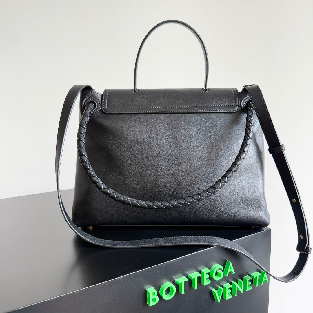 Sac BV Ciao Ciao Medium 34 cm en cuir noir 242931