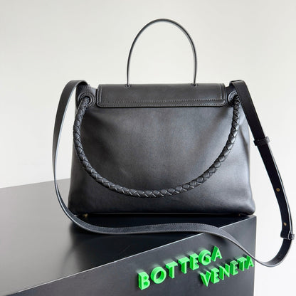 Sac BV Ciao Ciao Medium 34 cm en cuir noir 242931