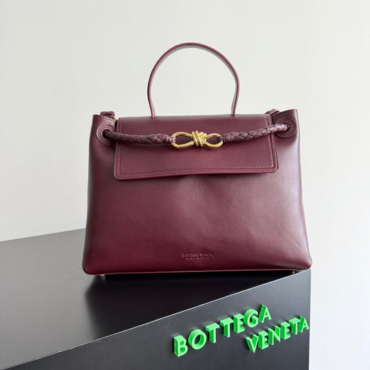 BV Ciao Ciao Medium Bag 34cm In Burgundy Leather 242934