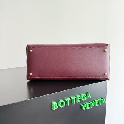 Sac BV Ciao Ciao Medium 34 cm en cuir bordeaux 242934