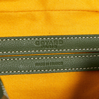SAC CAP-VERT PM 22 EN TOILE GOYARDINE VERT BOIS