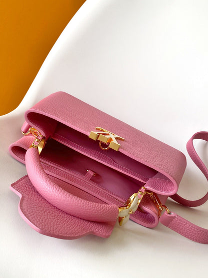 CAPUCINES MINI 21 EN HARDWARE ORO TAURILLON ROSA MARSHMALLOW