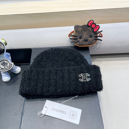 BONNET EN LAINE NOIRE 413326 