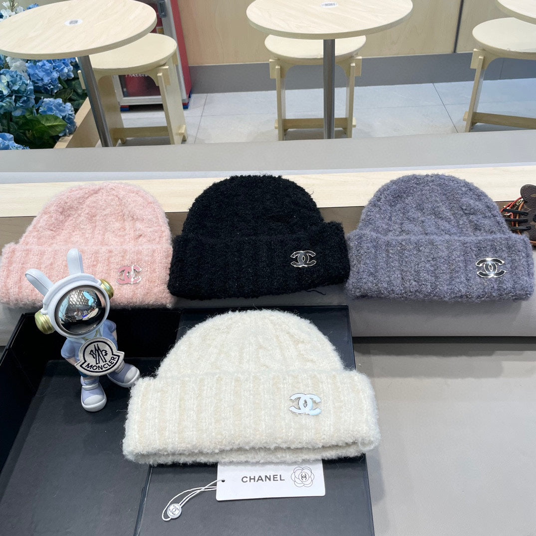 BONNET EN LAINE NOIRE 413326 