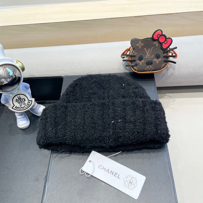 BONNET EN LAINE NOIRE 413326 
