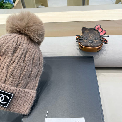GORRO DE LANA MARRÓN CLARO 422175 