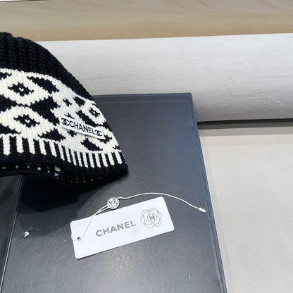 GORRO DE LANA NEGRA MIXTA BLANCA 431698 