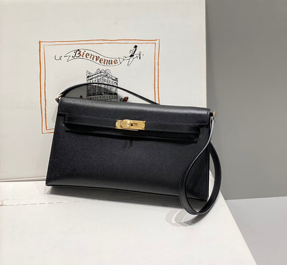 HM Kelly Elan 27cm Cuero Negro Ghw