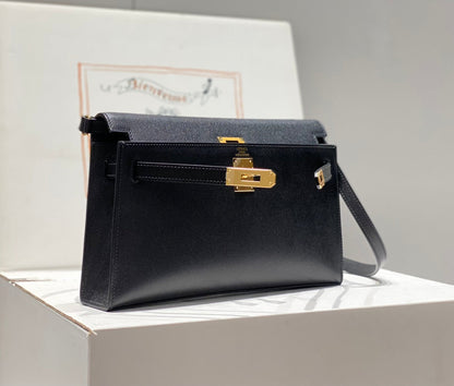 HM Kelly Elan 27cm Cuero Negro Ghw